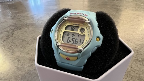 Casio ladies baby blue watch - casio,