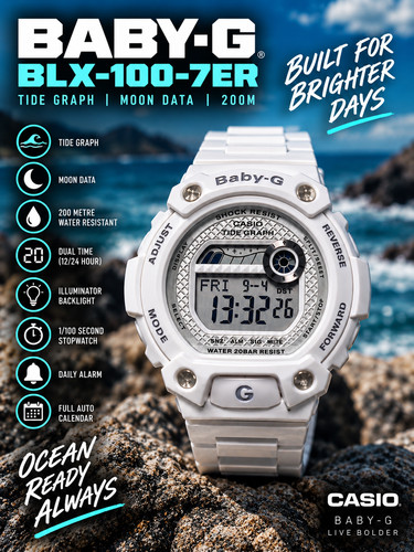 Casio baby blx 100 - baby-g, blx-100-7er–