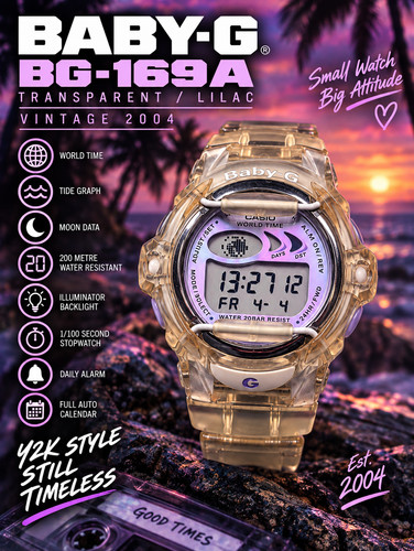 Casio baby 169a - casio, baby-g