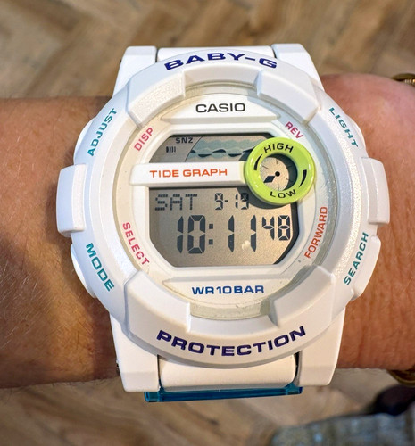 Casio baby white digital - baby-g,