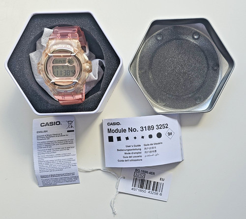 Casio baby translucent pink - casio,