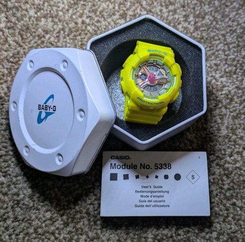 Casio baby 5338 - g, yellow