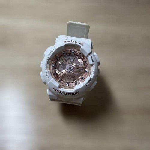 Casio baby white pink - casio,