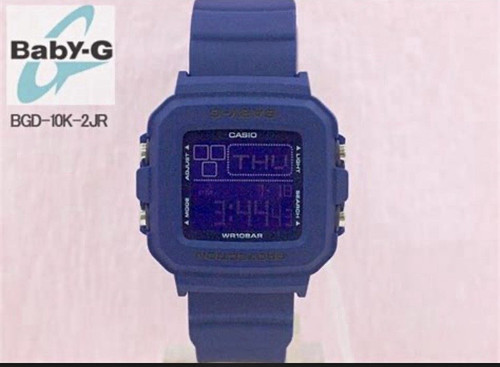 Casio baby bgd 10k 2jr - casio, bgd-10k-2jr