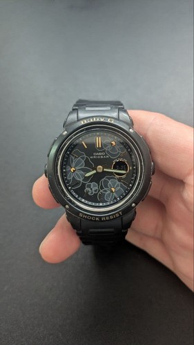 Casio baby black floral - black,
